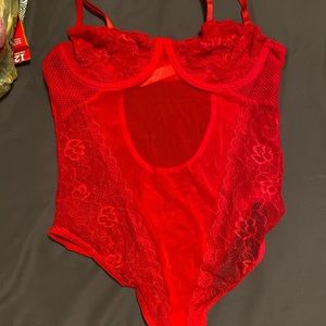 Red lingerie